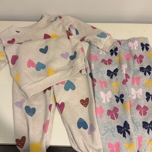 Granimals 2T Girls Lot 2 Sweatpants, Sweatshirt